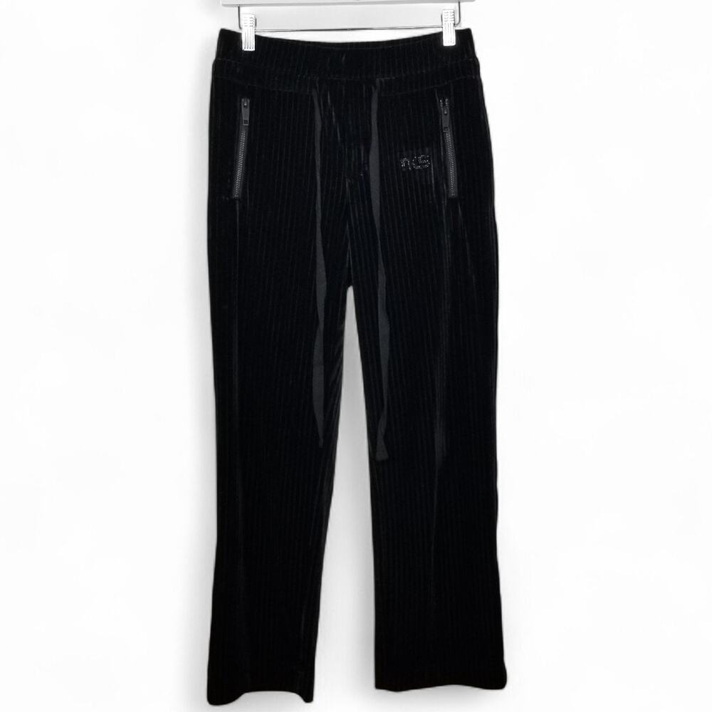 THE KOOPLES Sport Ribbed Velvet Drawstring Ankle Joggers - 29 (Kooples Size 3) - Picture 2 of 7